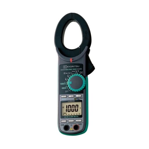 Pinza amperimétrica KYORITSU 2056R · 1kA-AC/DC 600V-AC/DC, 60MΩ, NCV, hz, T°, capacitancia