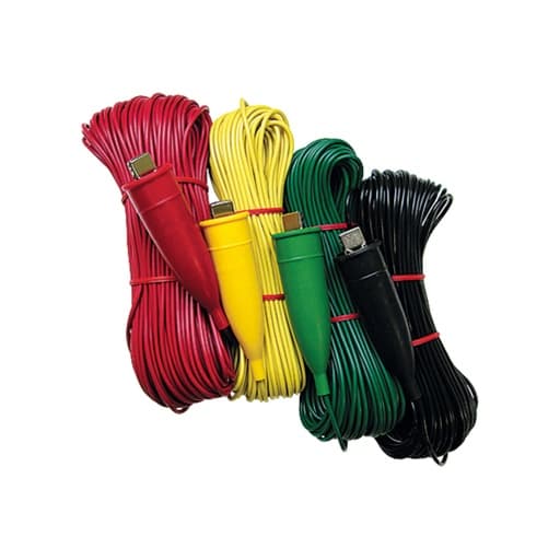Cables de prueba para resistencia a tierra KYORITSU 7229A · rojo(40m)