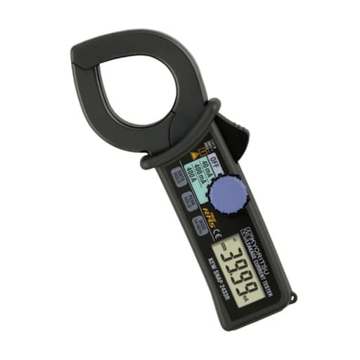 Pinza detector de fuga bluetooth KYORITSU 2433RBT · 400A-AC, Ø40mm CAT III 300V trms
