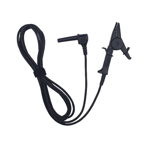 Punta de prueba KYORITSU 7264 · negro cocodrilo 30cm. CAT IV 600V compatible 3025A, 3121B