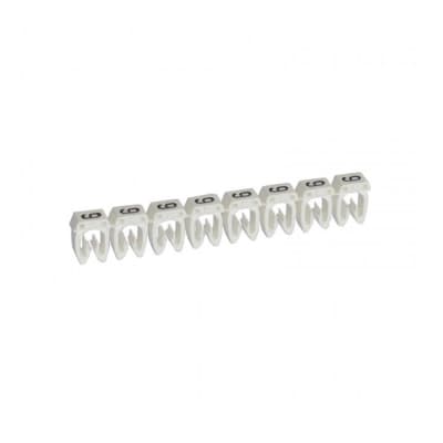 Marcador cab LEGRAND 038239 · 3 CABLES-4A 6mm² - número 9 blanco por unidad