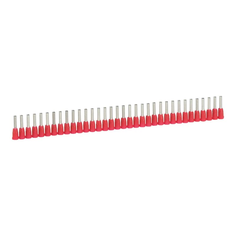 Terminal starfix con cuerpo aislante LEGRAND 037663 · 1mm² rojo por und