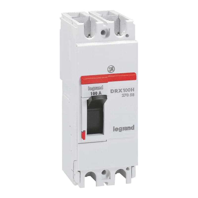 Interruptor termomagnético fijo drx LEGRAND 027058 · 125 2P, 100A, 36kA 380/415VAC