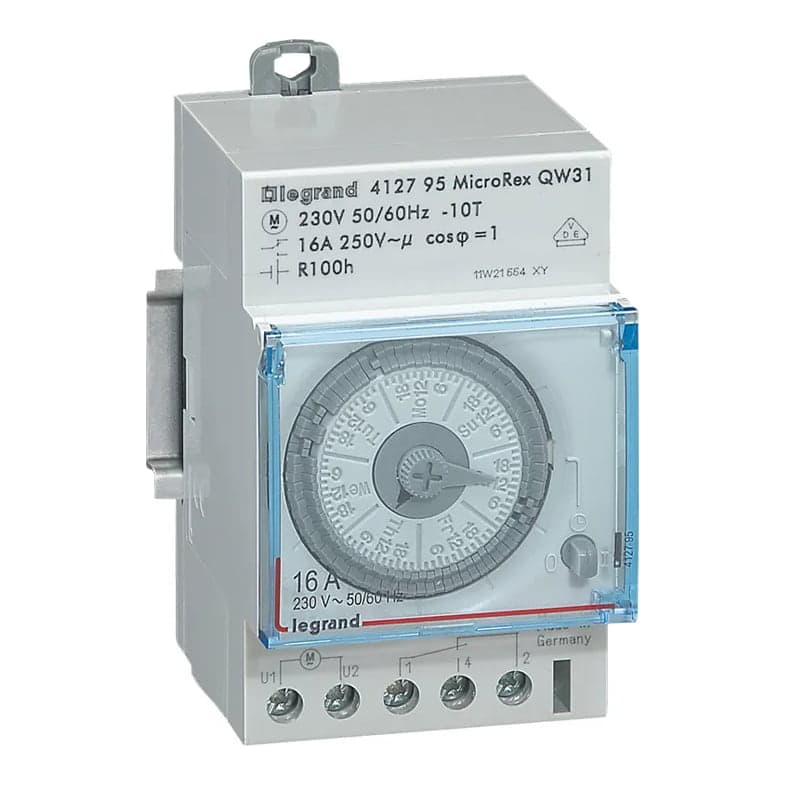Interruptor horario analógico LEGRAND 412795 · 16A 230V 50/60Hz B