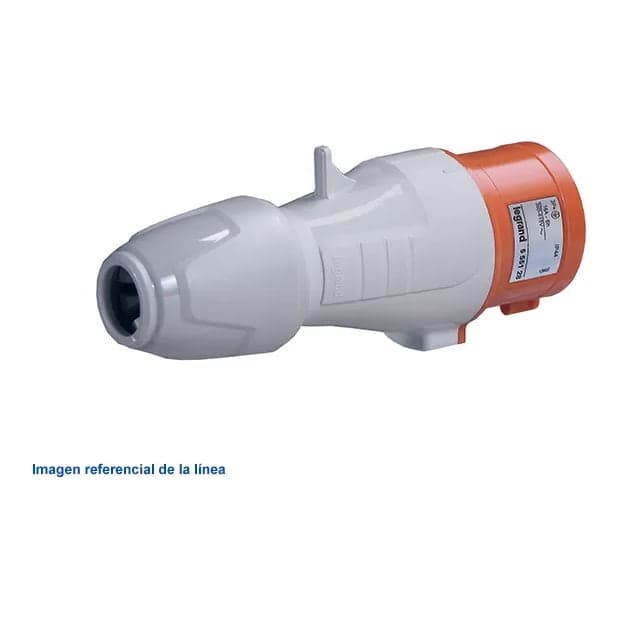 Enchufe aéreo LEGRAND 555238 · 3P+T 32A 415VAC IP44 rojo 6H-P17