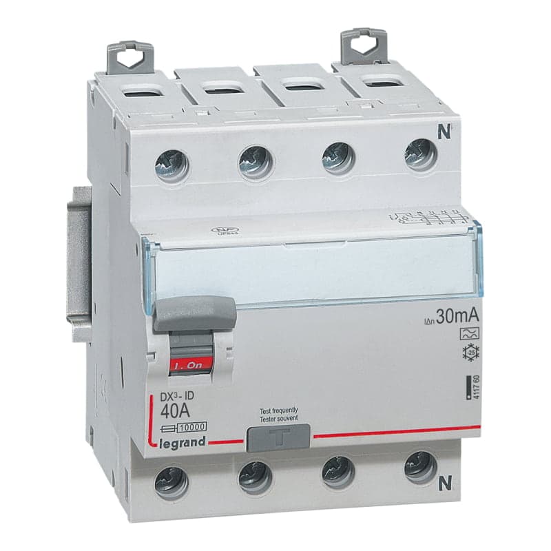 Interruptor diferencial LEGRAND 411760 · DX3 tipo A 4x40A 30mA 230V