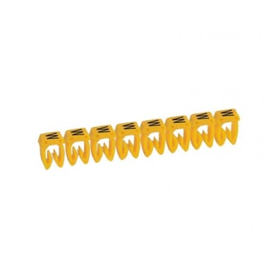 Marcador LEGRAND 038352 · letra: W para cable 1.5-2.5mm² x30und (paquete x30)