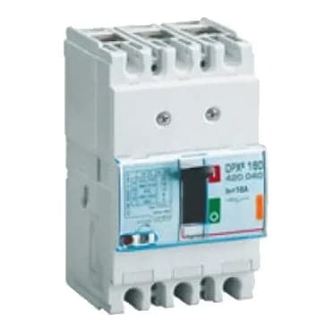 Interruptor termomagnético LEGRAND 420126 · DPX3 160 3P reg 100A 125A 50kA/380-415VAC