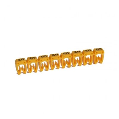 Marcador cab LEGRAND 038378 · 3 para CABLES-4A 6mm²- letra S- por unidad