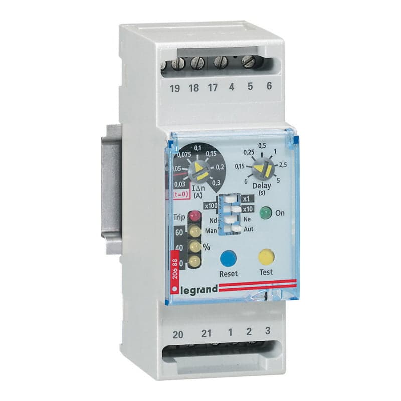 Relé diferencial detecta corrientes de fallo LEGRAND 026088