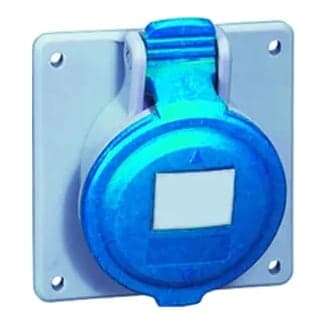 Toma empotrable LEGRAND 555184 · 2P+T 16A 220VAC azul IP44 tempra
