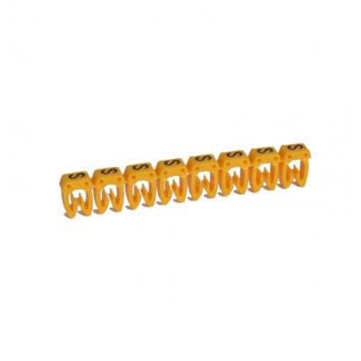 Marcador cab LEGRAND 038318 · 3 CABLES-0.5A 1.5mm² - letra S por unidad