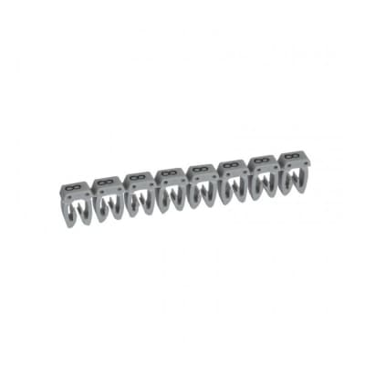 Marcador cab LEGRAND 038238 · 3 CABLES-4A 6mm² - número 8 gris por unidad