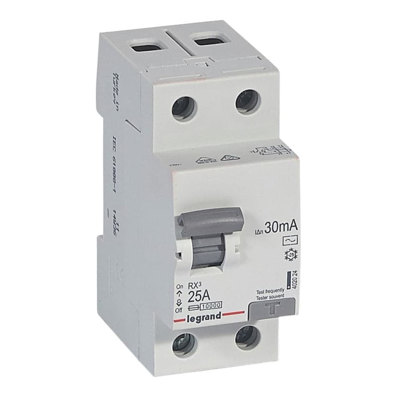Interruptor diferencial LEGRAND 402024 · RX3 2x25A 30mA tipo AC