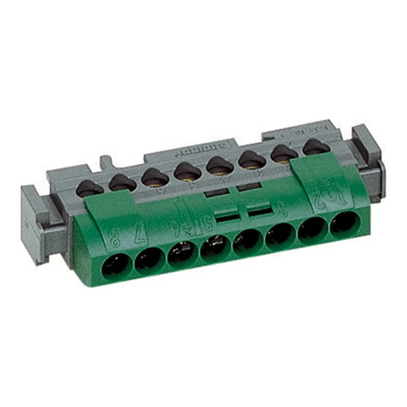 Bornera para línea de tierra LEGRAND FMM8T · 8 conductores 16mm²