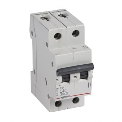 Interruptor termomagnético LEGRAND 419877 · RX3 2P C40 10kA/230V - 6