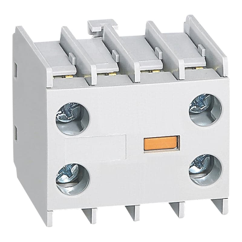 Contacto auxiliar frontal para minicontactor LEGRAND 417150 · 1NA+1NC