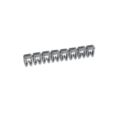 Marcador cab LEGRAND 038228 · 3 CABLES-1.5A 2.5mm² - número 8 gris por unidad