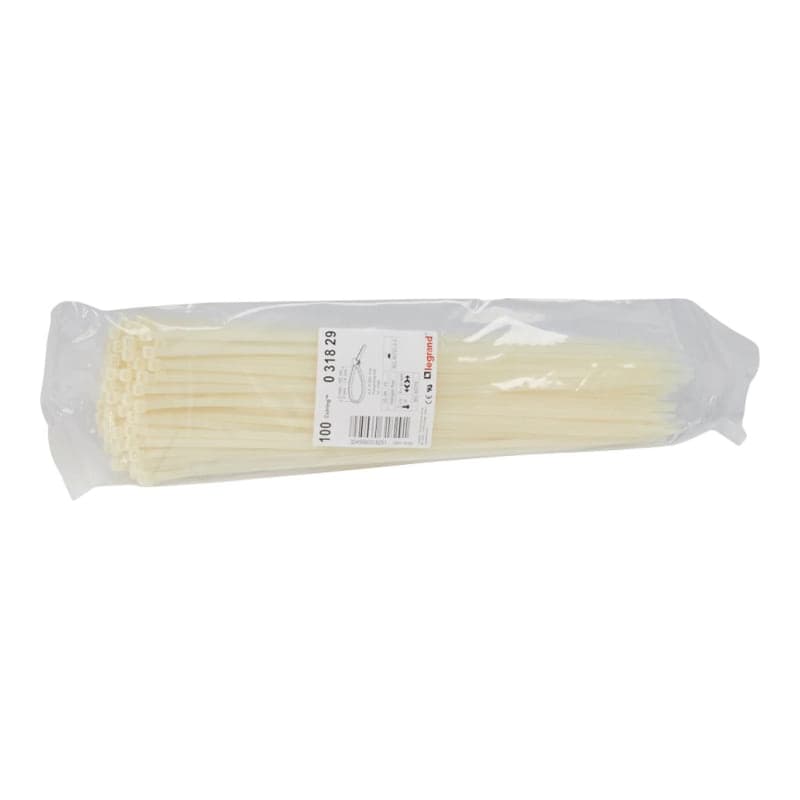 Cintillo amarracable incoloro colring LEGRAND 031829 · 4.6x360 (ANCHO X LARGO) - por unidad