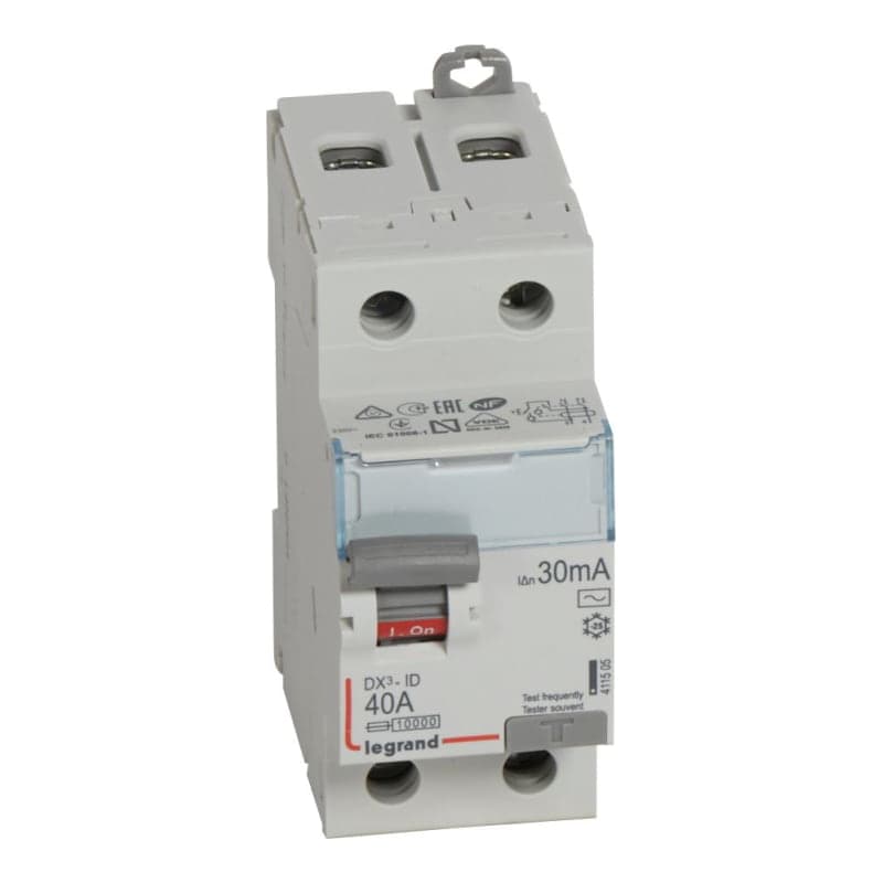 Interruptor diferencial LEGRAND 411505 · DX3-ID 2x40A 30mA 230V 2MOD. DIN