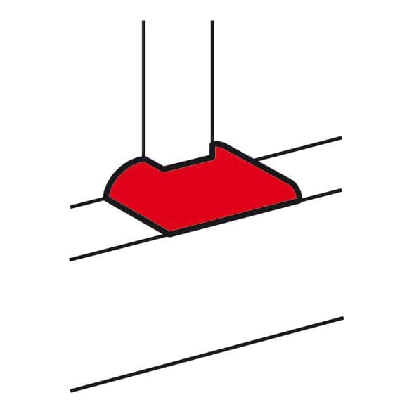 Derivacion en LEGRAND 010732 · "T" adaptable altura de 50mm