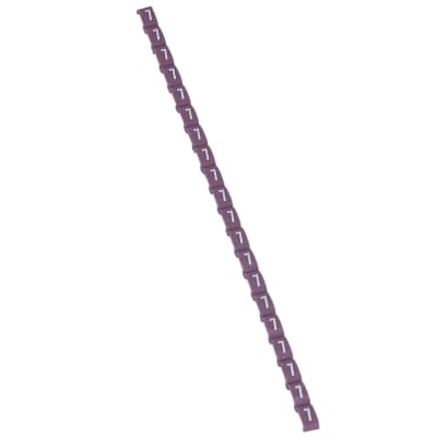 Marcador de número duplix para cables LEGRAND 038407 · número 7 - color violeta - por unidad