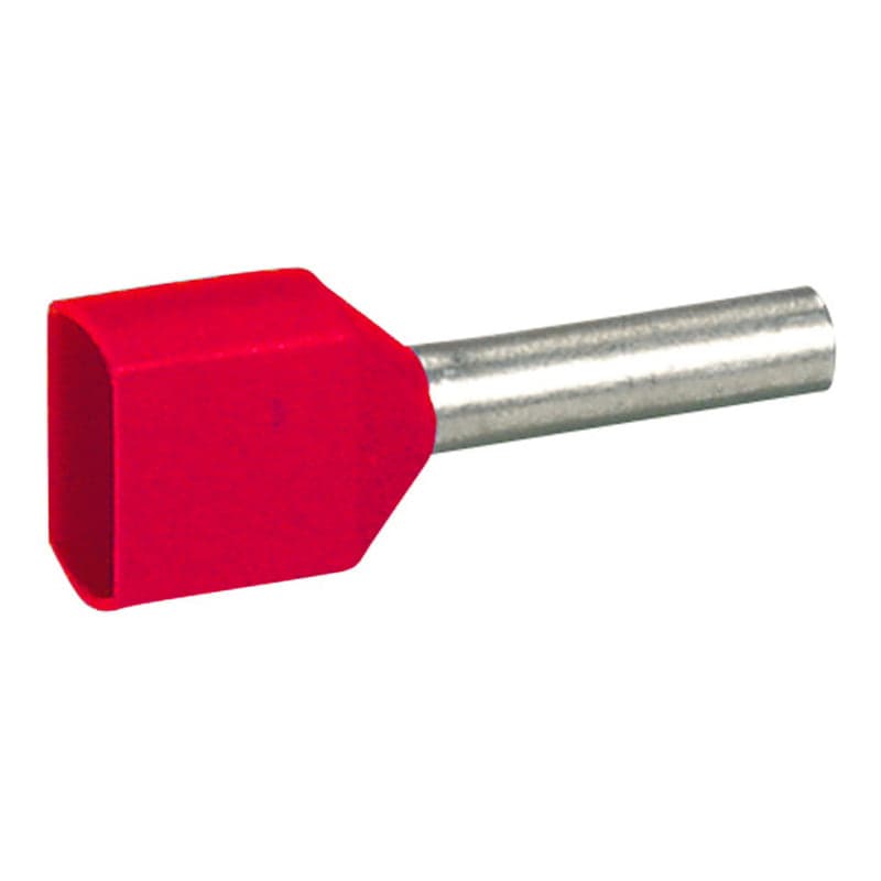 Terminal starfix doble LEGRAND 037688 · 2x1mm² rojo por und