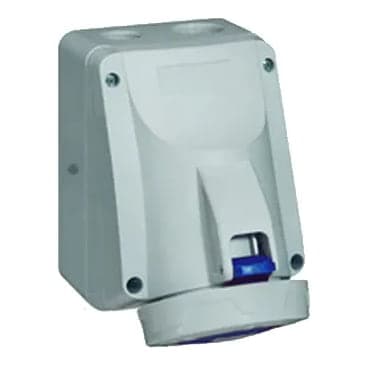 Toma de sobreponer LEGRAND 555354 · 2P+T 16A 250VAC IP67 azul 6H P17