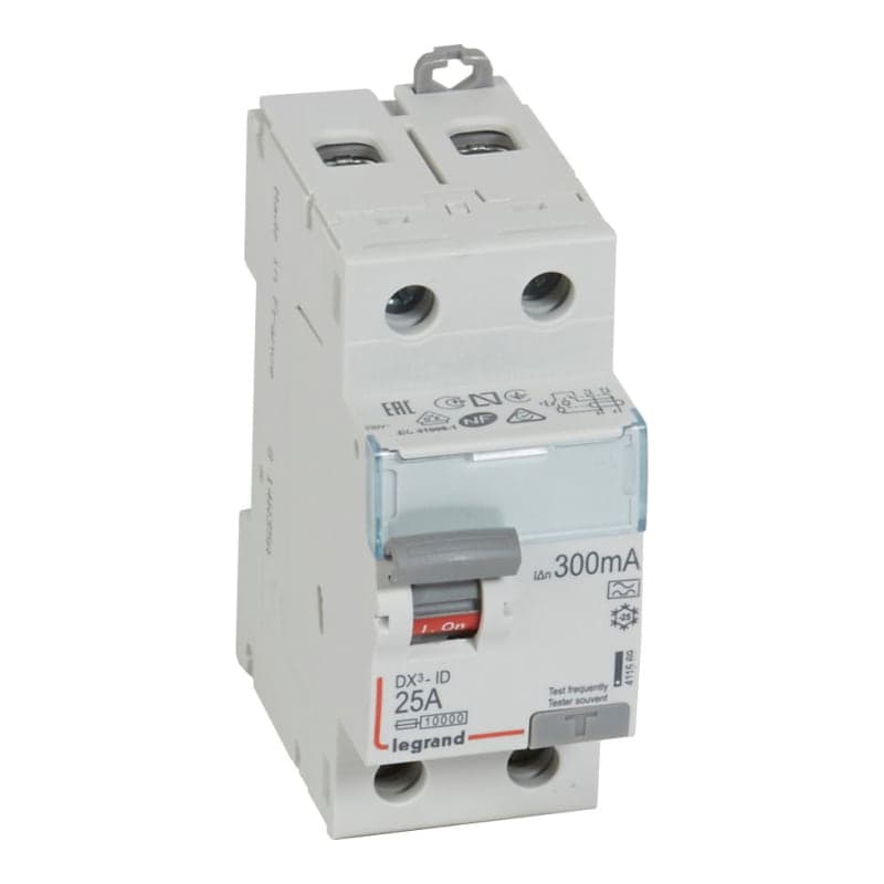 Interruptor diferencial LEGRAND 411569 · DX3-ID 2x25A tipoa, 300mA 230V 2MOD. DIN