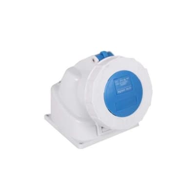Tomacorriente para adosar industrial LEGRAND 055323 · 2x32A+T 250V IP67 6h tempra