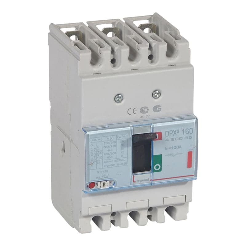 Interruptor caja moldeada regulable LEGRAND 420085 · 3x80-100A DPX3 160
