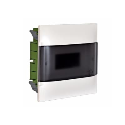 Tablero practibox LEGRAND 135011 · 12 polos para empotrar puerta ahumada