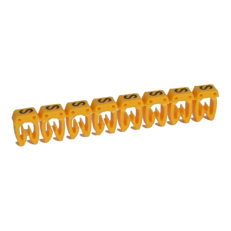 Marcador cab LEGRAND 038348 · 3 CABLES-1.5A 2.5mm² - letra S por unidad