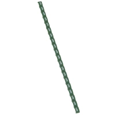 Marcador de número duplix para cables LEGRAND 038405 · número 5 - color verde - por unidad