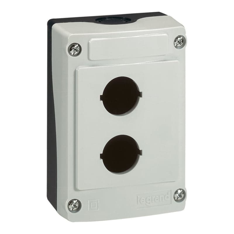 Caja vacia LEGRAND 024202 · IP66 para equipar con 2 botones pulsadores