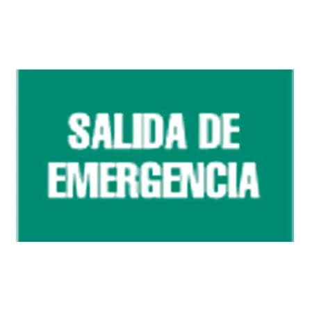 Etiqueta LEGRAND 060971 · verde salida de mergencia 215*107mm