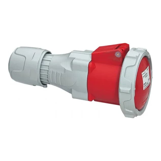 Toma aérea LEGRAND 555508 · 3P+T 63A 415VAC IP67 rojo