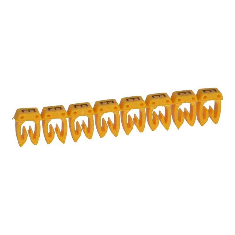 Marcador cab LEGRAND 038304 · 3 CABLES-0.5A 1.5mm² - letra E por unidad