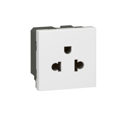 Dado tomacorriente universal LEGRAND 077502 · 2P+T (2 MODULOS)