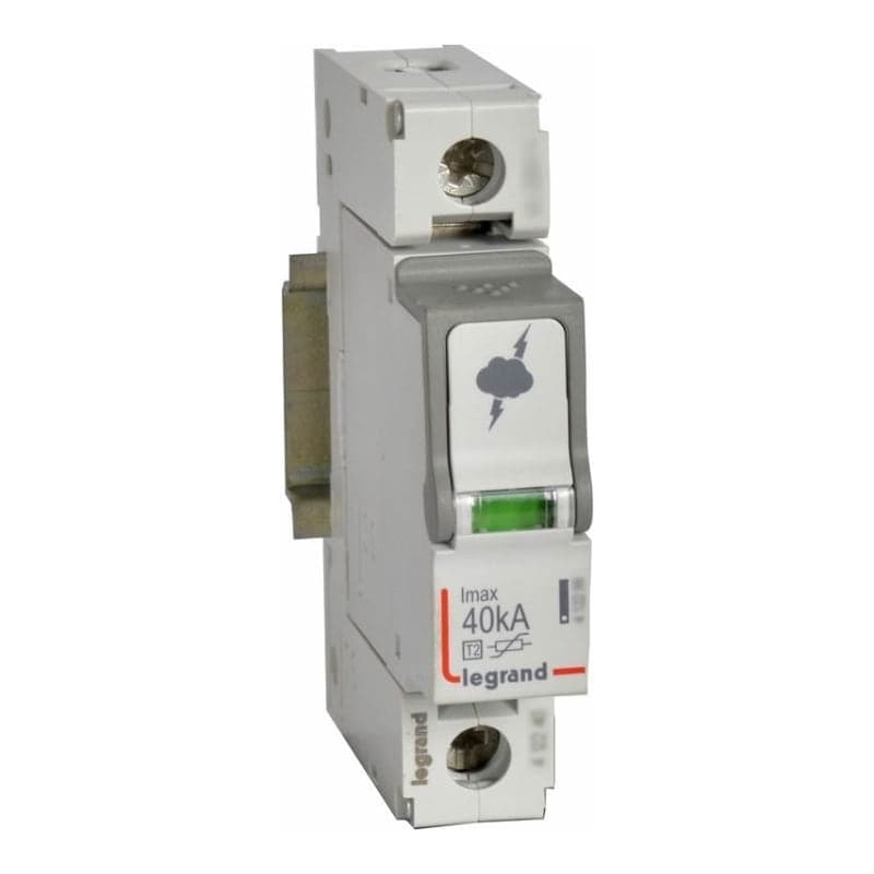 Limitador de sobretencion LEGRAND 412230 · T2, imax 40kA, 1P, 440VAC (IT)