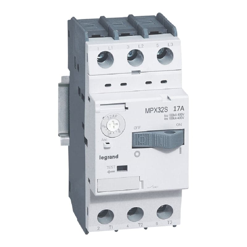 Guardamotor LEGRAND 417312 · MPX3 32S, regulable 11 - 17A, 20kA/415V