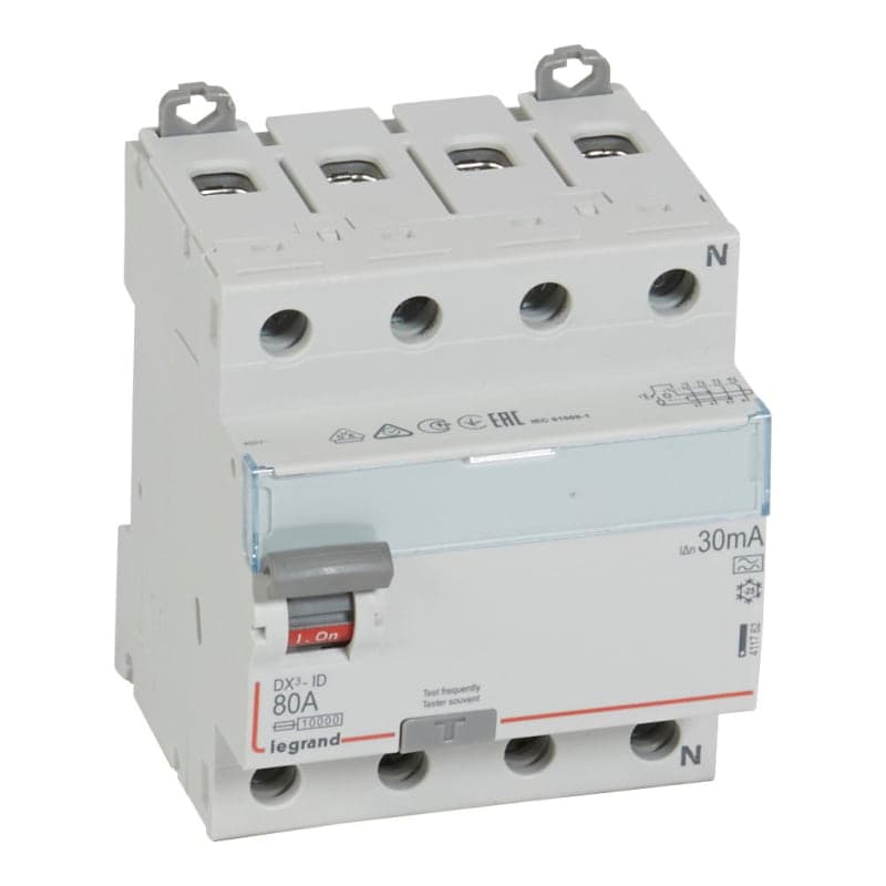 Interruptor diferencial LEGRAND 411762 · DX3- 4x80A tipoa, 30mA 230V
