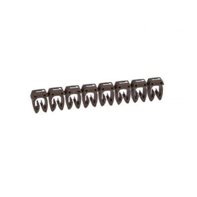 Marcador cab LEGRAND 038231 · 3 para CABLES-4A 6mm²- número 1 CAFE- por unidad