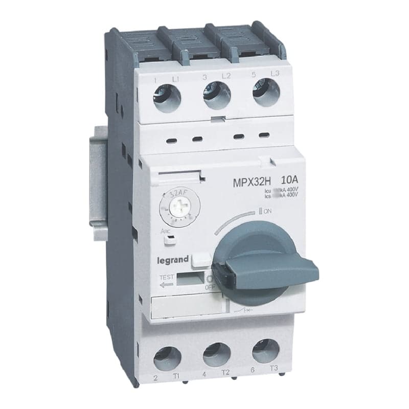 Guardamotor LEGRAND 417330 · MPX3 32H, regulable 6 - 10A, 100kA/415V