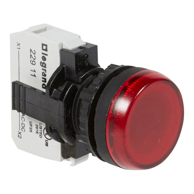 Piloto de señalización con LED LEGRAND 023771 · rojo 12A 24VAC/VDC