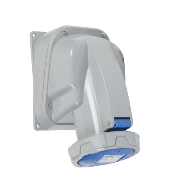 Toma de sobreponer LEGRAND 555554 · 2P+T 63A 250VAC IP67 azul - 6H - P17 tempra pro