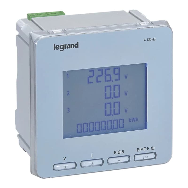 Central de medida LEGRAND 412047 · EMDX3 basic multifuncion 96x96x60mm