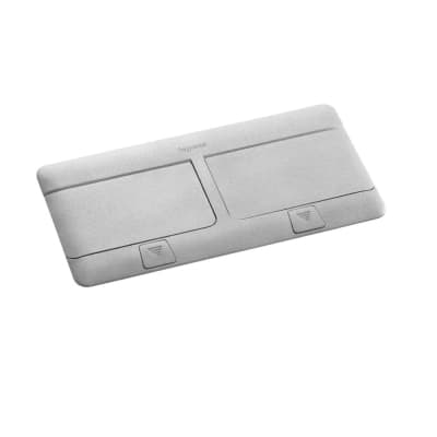 Caja para empotrar LEGRAND 054013 · 8 módulos POP-UP aluminio mate Mosaic