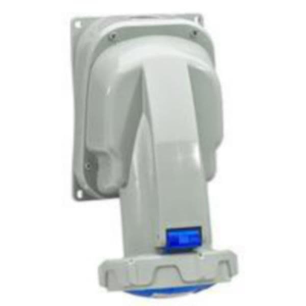 Toma de sobreponer LEGRAND 555555 · 3P+T 63A 230VAC IP67 azul - 9H - P17 tempra pro