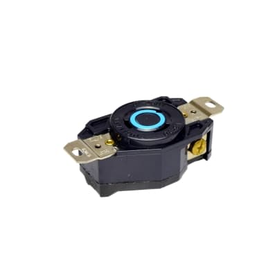Tomacorriente para empotrar de torsión LEVITON 2320 · 2x20A+T 250V NEMA L6-20R